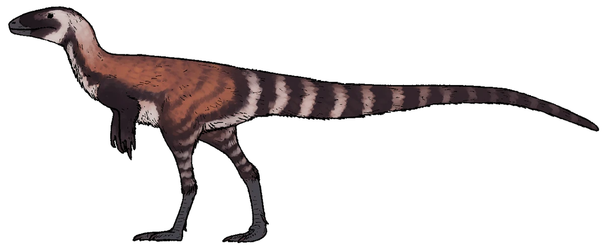 Ilustración paleontológica de Huadanosaurus