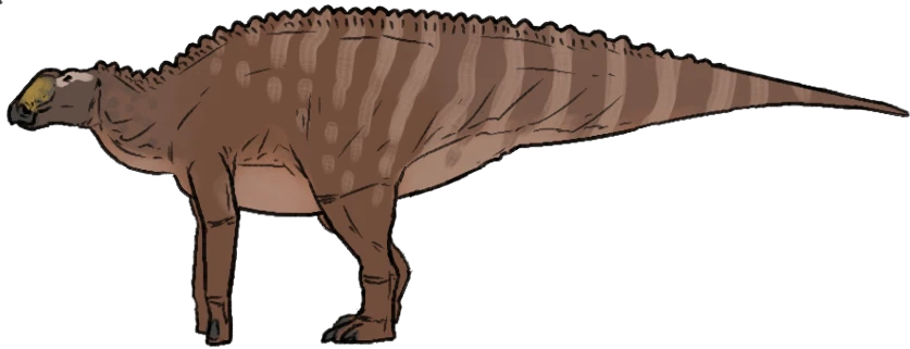 Ilustración paleontológica de Huallasaurus