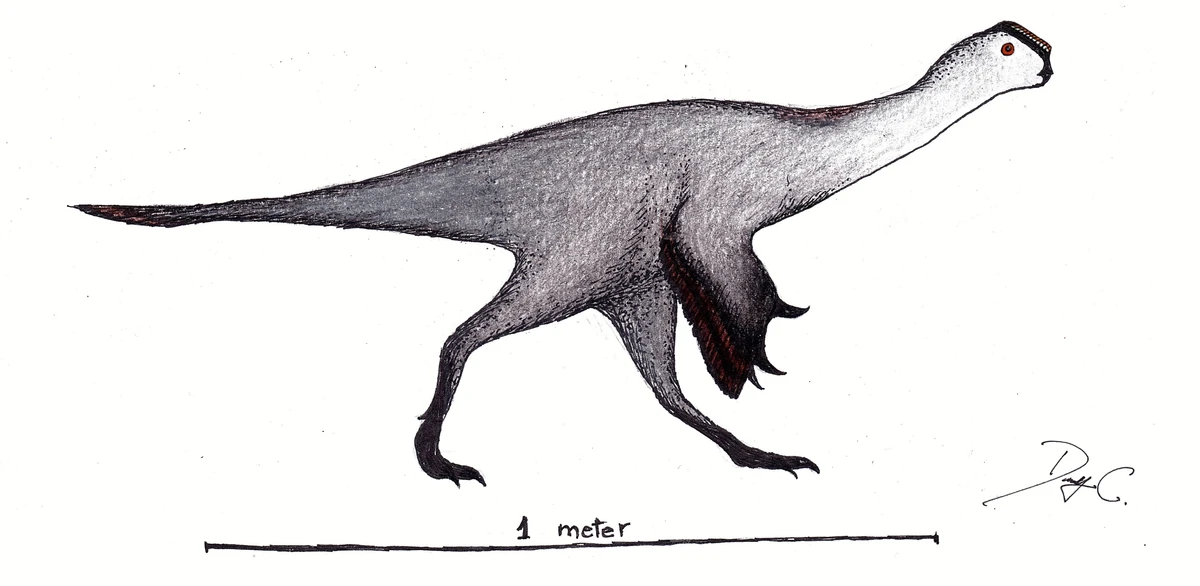 Ilustración paleontológica de Huanansaurus