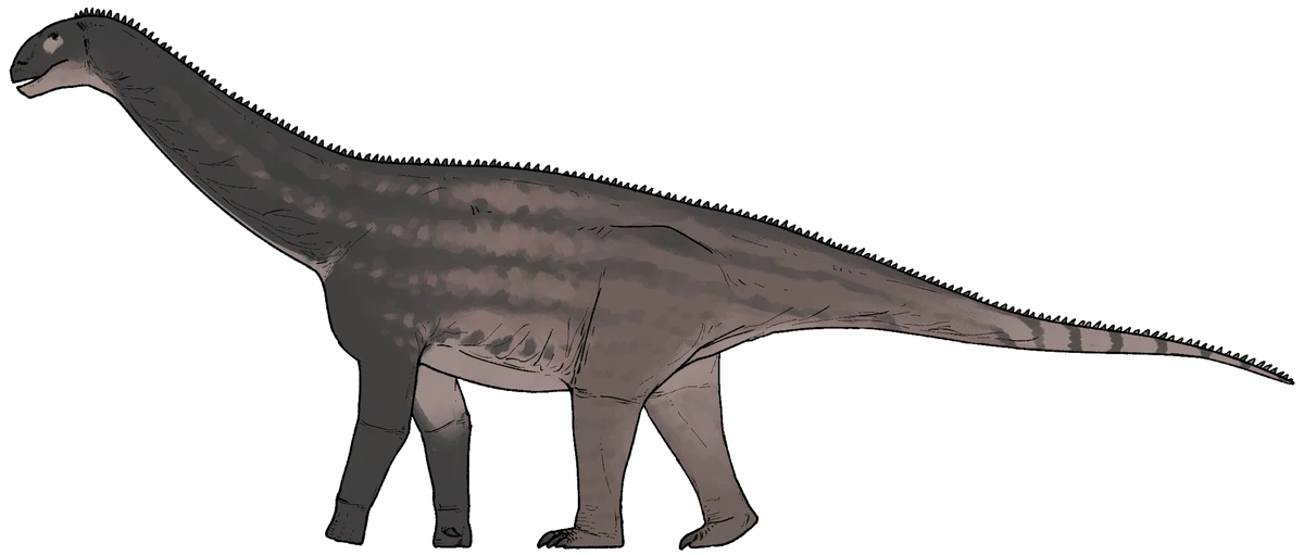 Ilustración paleontológica de Huashanosaurus