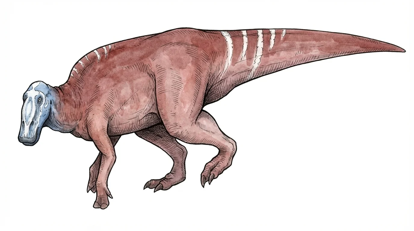 Ilustración paleontológica de Huaxiaosaurus