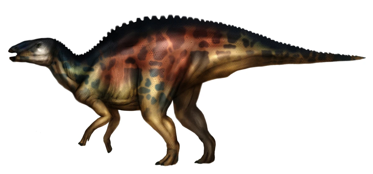 Ilustración paleontológica de Huehuecanauhtlus