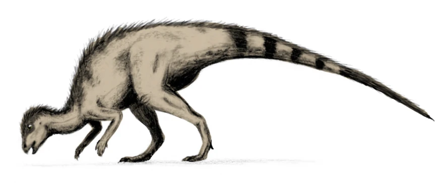 Ilustración paleontológica de Hypsilophodon