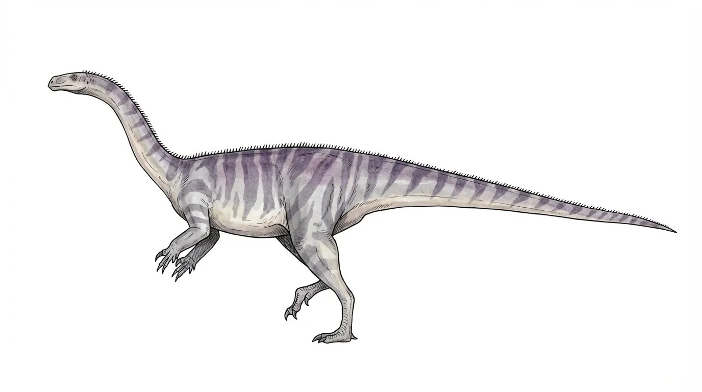 Ilustración paleontológica de Jaklapallisaurus