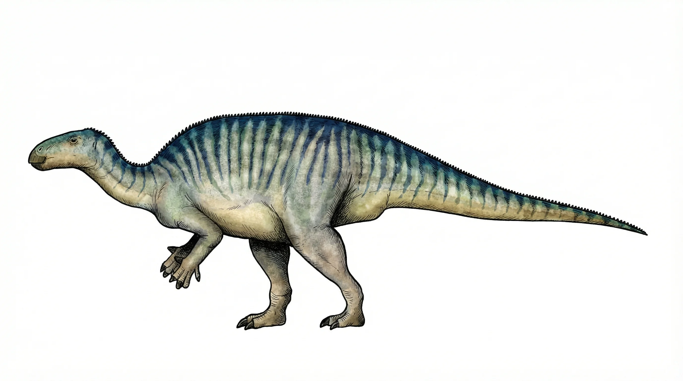 Ilustración paleontológica de Jinzhousaurus