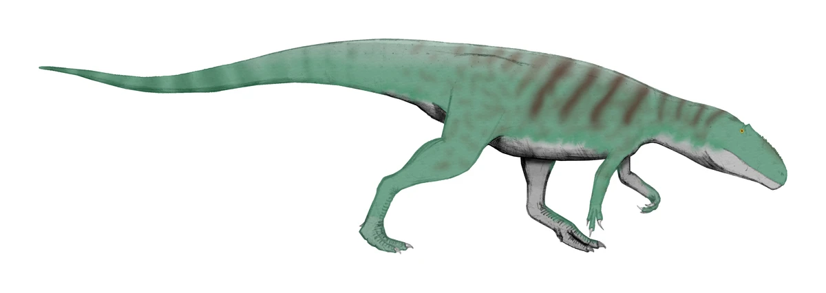 Ilustración paleontológica de Kaijiangosaurus