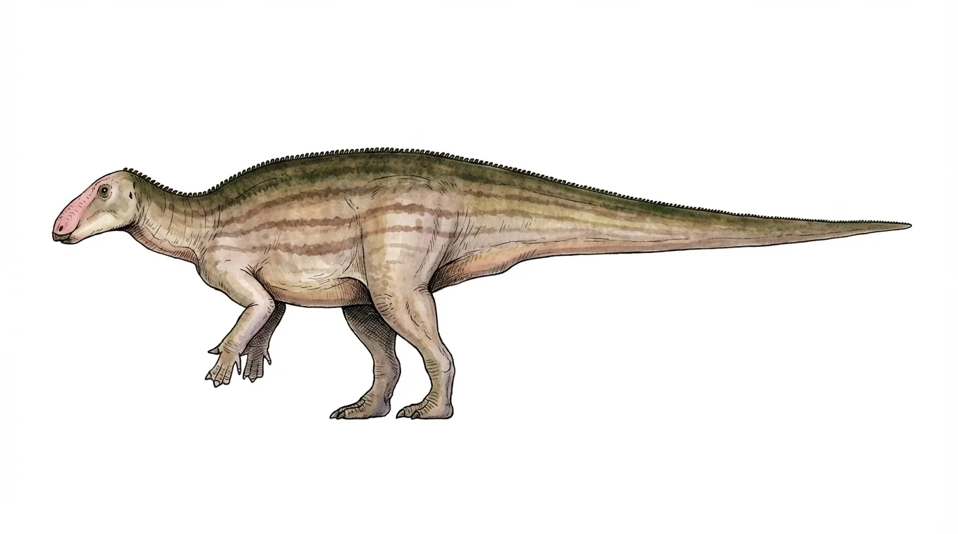 Ilustración paleontológica de Koshisaurus
