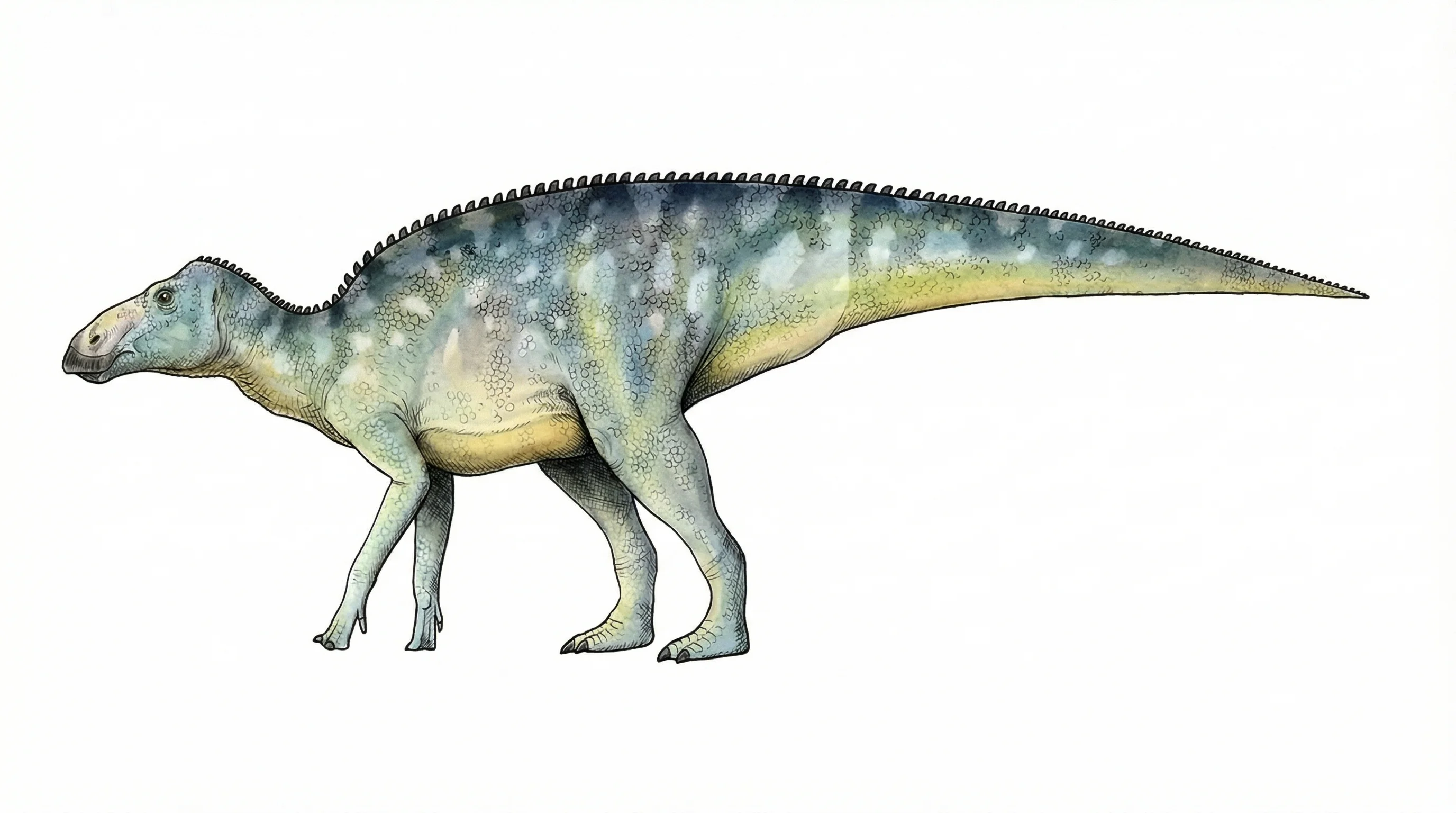 Ilustración paleontológica de Kundurosaurus