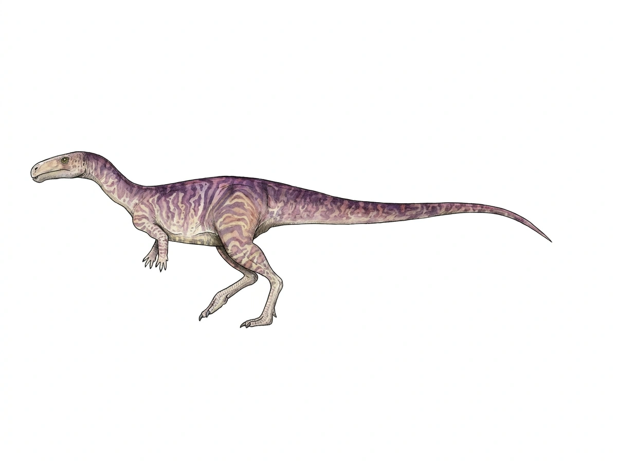 Ilustración paleontológica de Laevisuchus