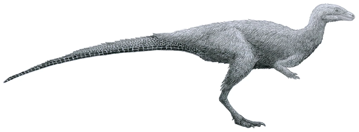 Ilustración paleontológica de Laquintasaura