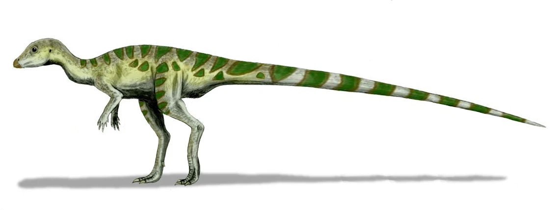 Ilustración paleontológica de Leaellynasaura
