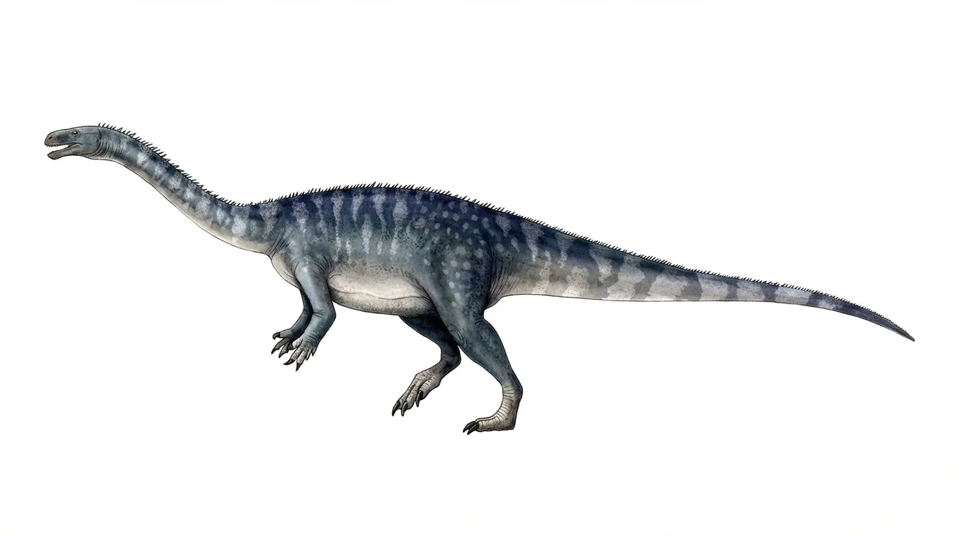 Ilustración paleontológica de Leyesaurus