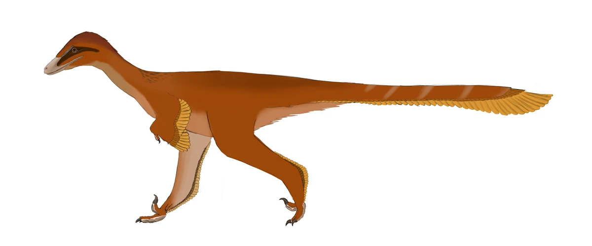 Ilustración paleontológica de Linhevenator