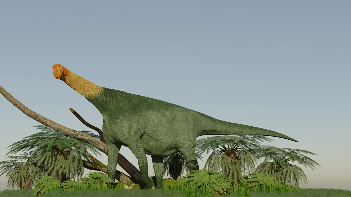 Ilustración paleontológica de Losillasaurus