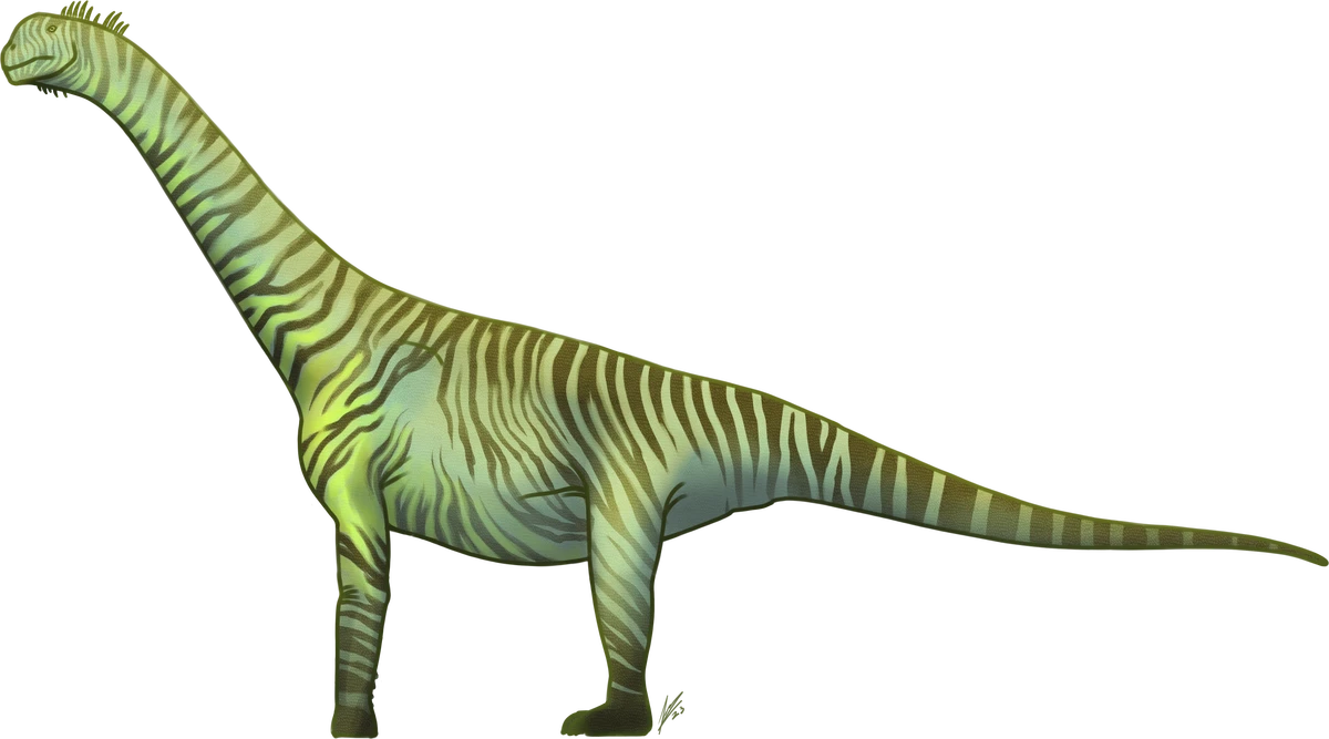 Ilustración paleontológica de Lourinhasaurus
