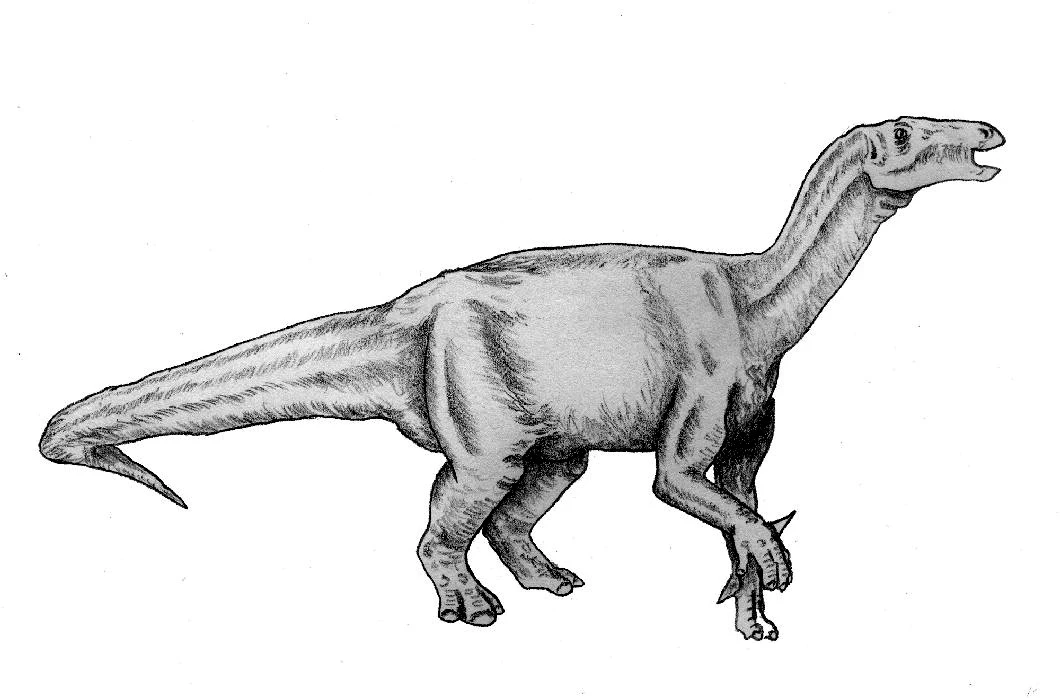 Ilustración paleontológica de Lurdusaurus