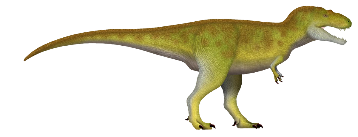 Ilustración paleontológica de Lythronax