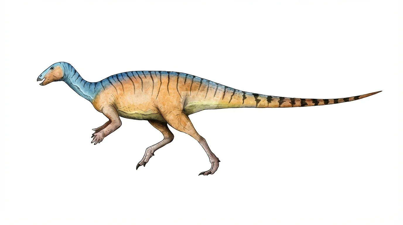 Ilustración paleontológica de Mahuidacursor