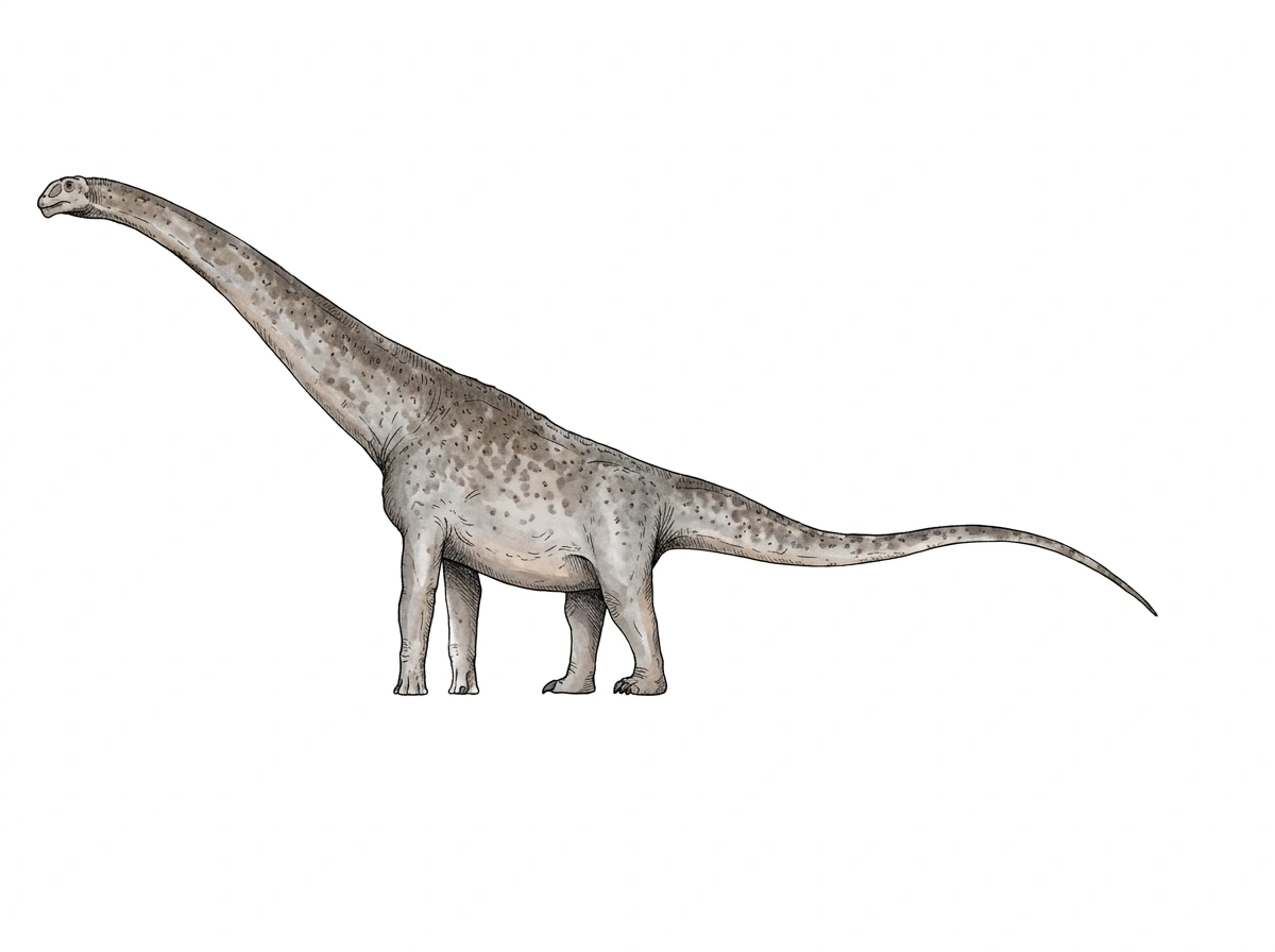 Ilustración paleontológica de Malawisaurus
