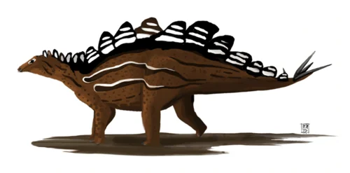 Ilustración paleontológica de Maleevus
