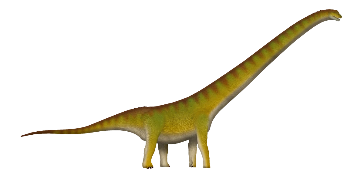 Ilustración paleontológica de Mamenchisaurus