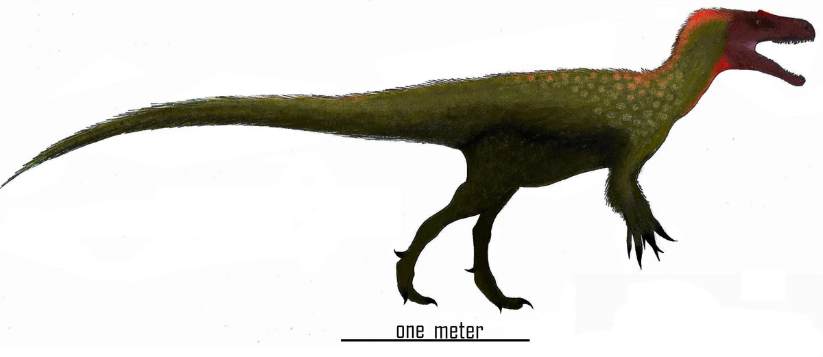Ilustración paleontológica de Marshosaurus