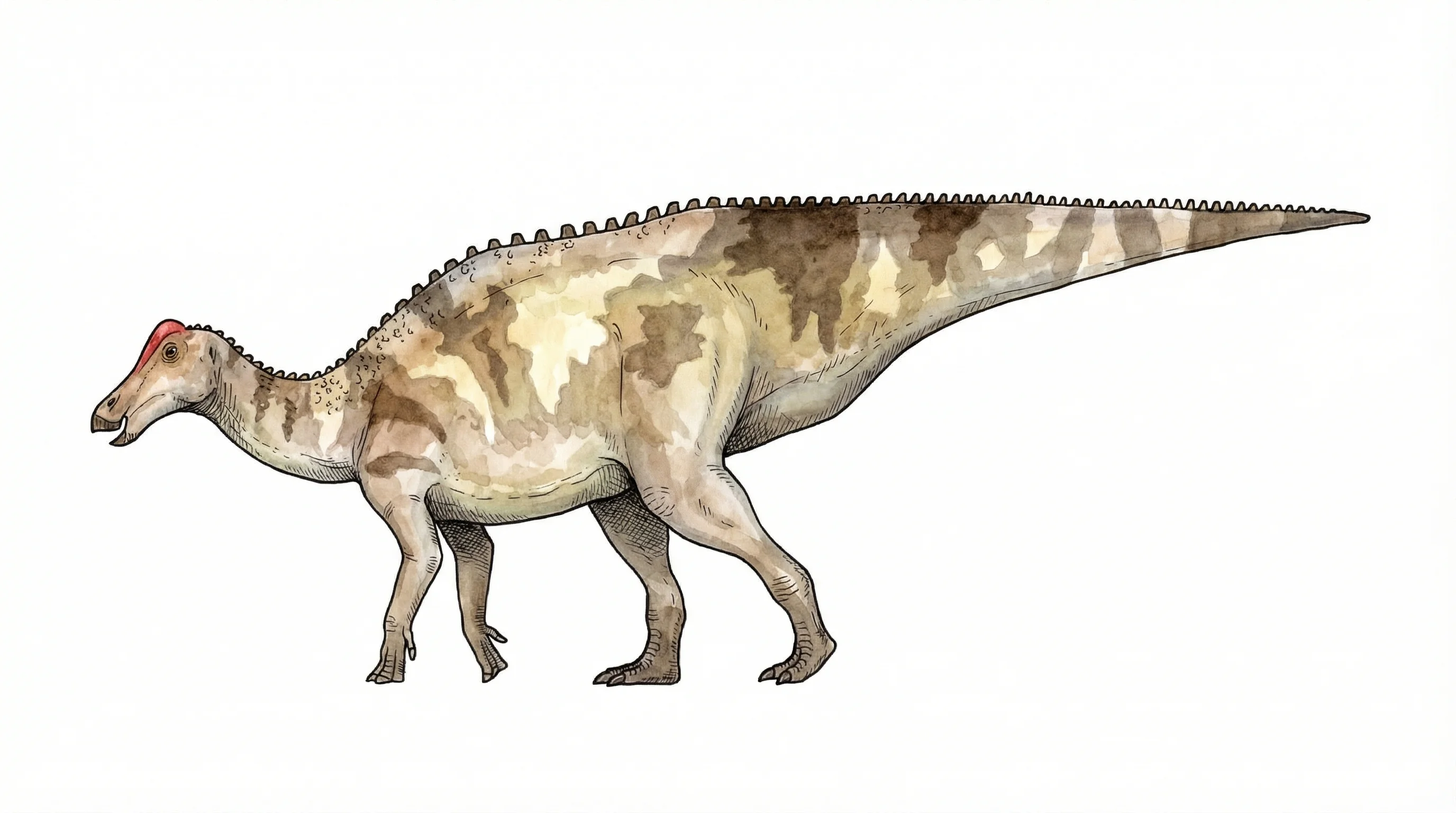 Ilustración paleontológica de Nanningosaurus