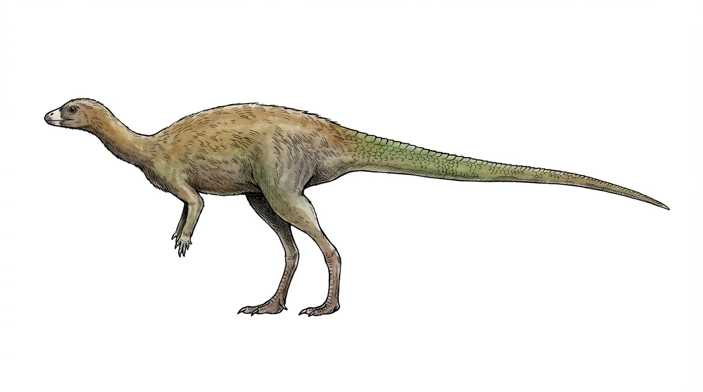 Ilustración paleontológica de Nanosaurus