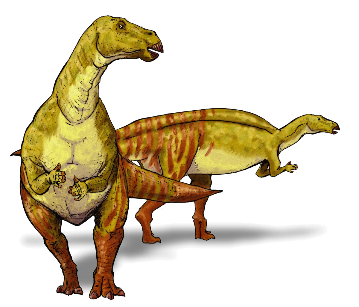 Ilustración paleontológica de Nanyangosaurus
