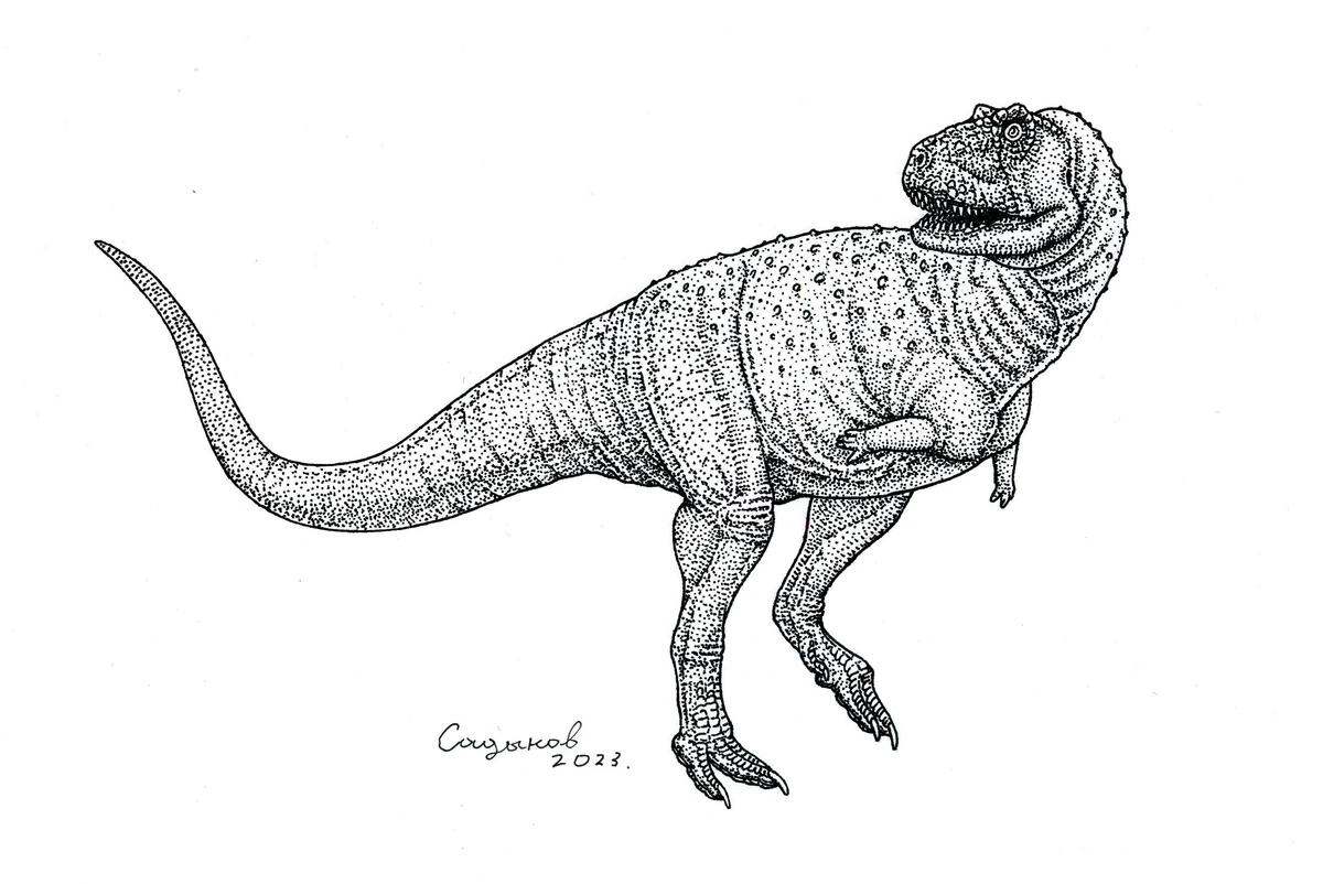 Ilustración paleontológica de Niebla