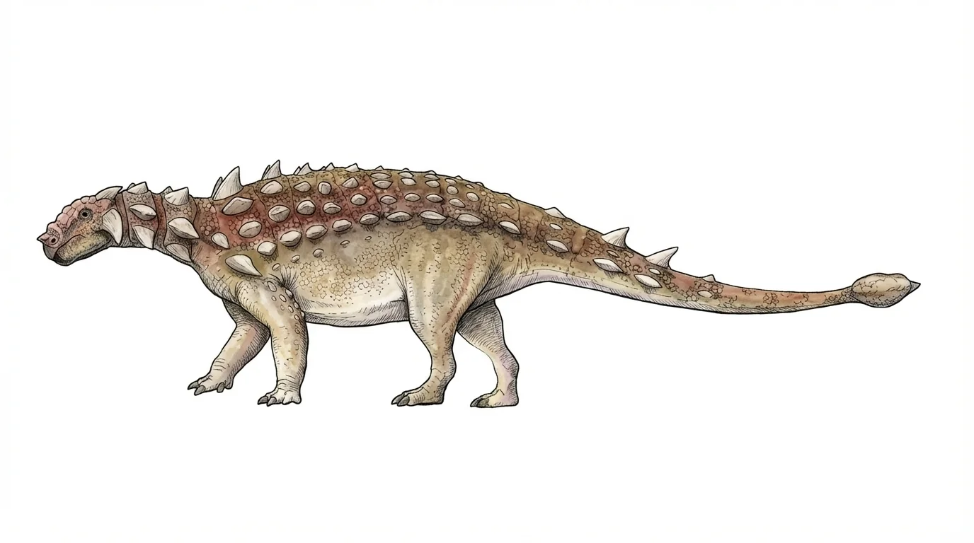 Ilustración paleontológica de Nodocephalosaurus