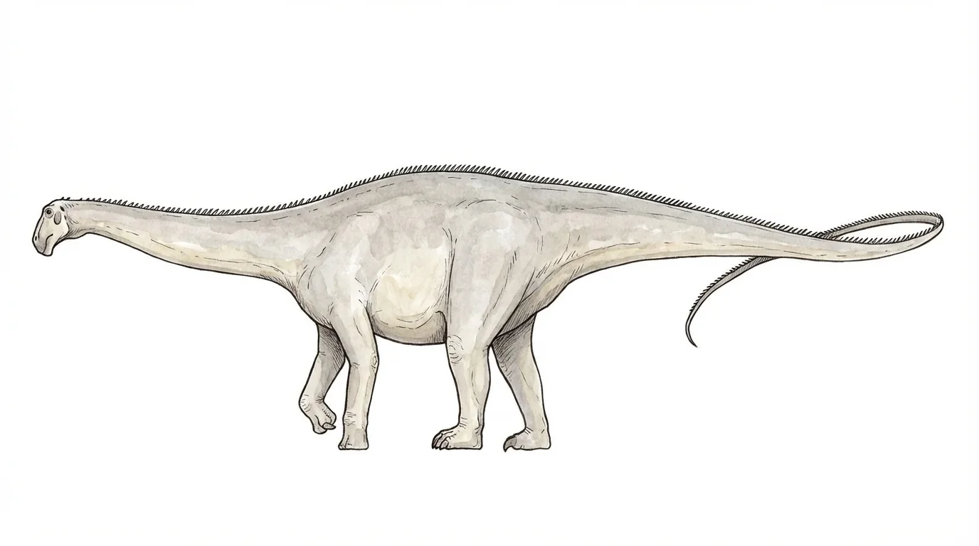 Ilustración paleontológica de Nopcsaspondylus