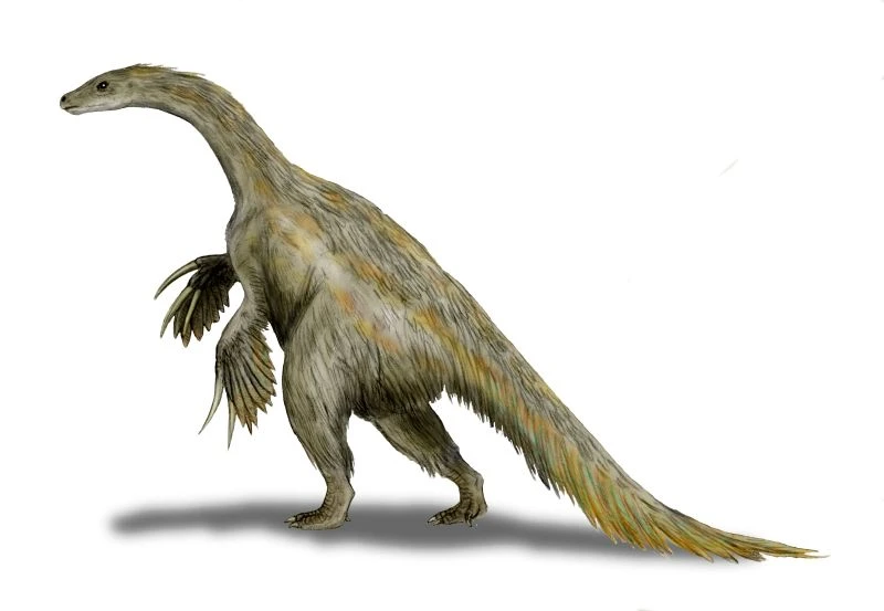 Ilustración paleontológica de Nothronychus