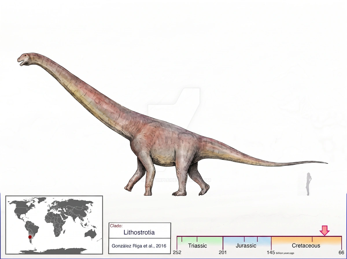 Ilustración paleontológica de Notocolossus
