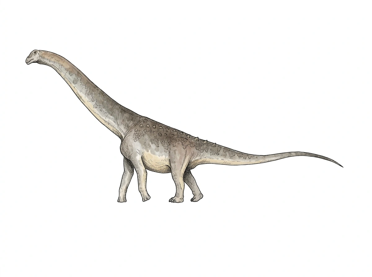 Ilustración paleontológica de Nullotitan