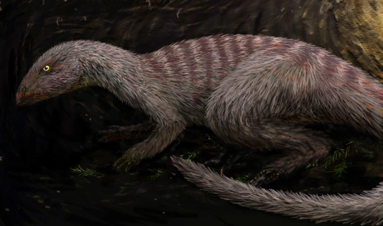 Ilustración paleontológica de Oryctodromeus