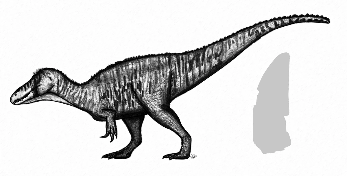 Ilustración paleontológica de Ostafrikasaurus