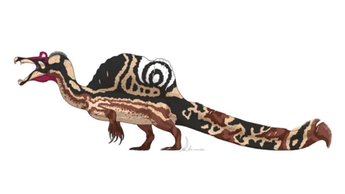 Ilustración paleontológica de Oxalaia