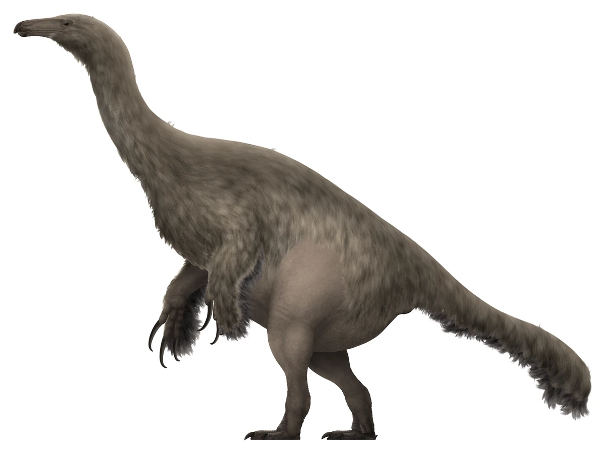 Ilustración paleontológica de Paralitherizinosaurus
