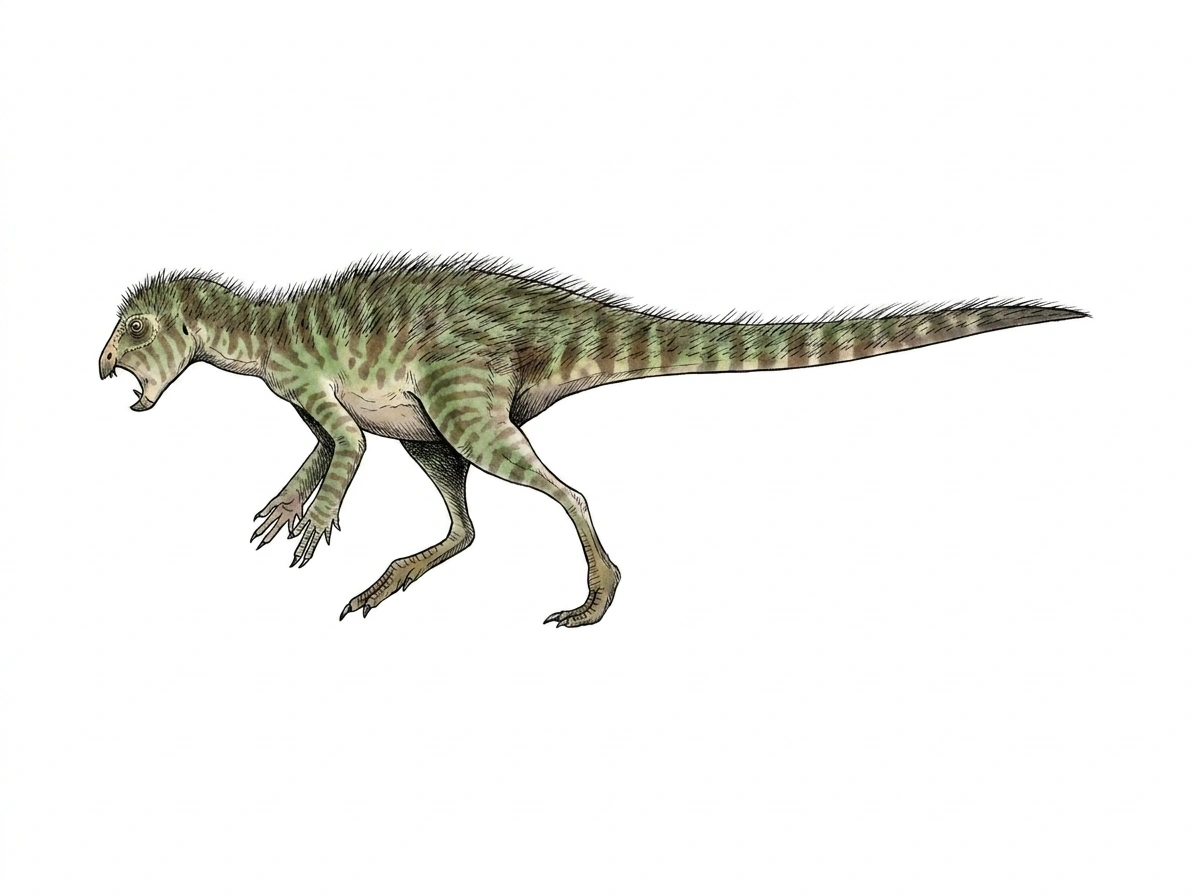 Ilustración paleontológica de Pegomastax