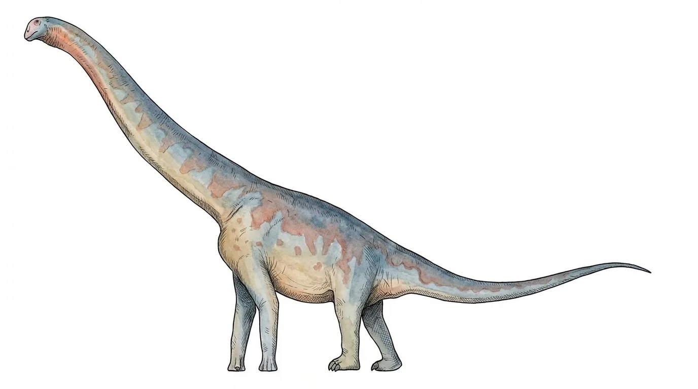 Ilustración paleontológica de Phuwiangosaurus