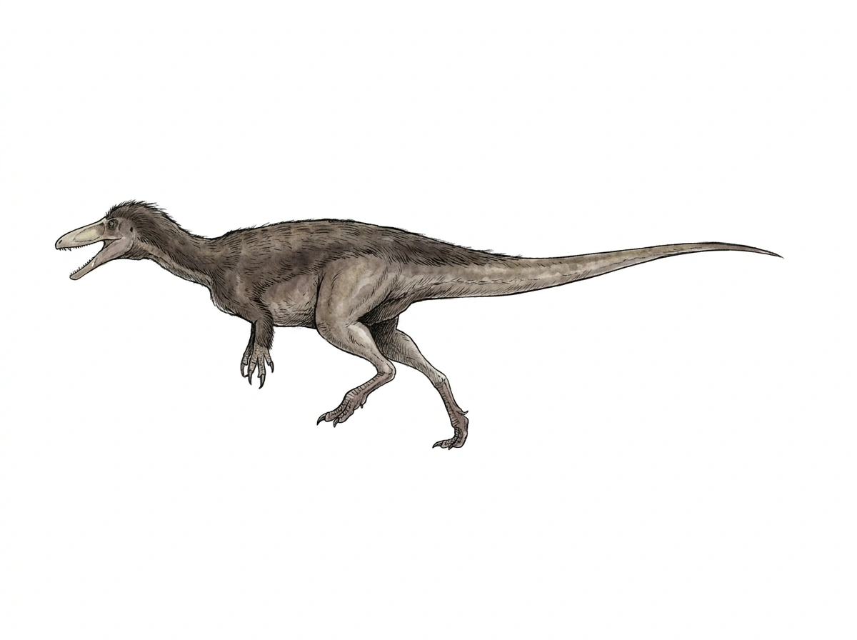 Ilustración paleontológica de Phuwiangvenator