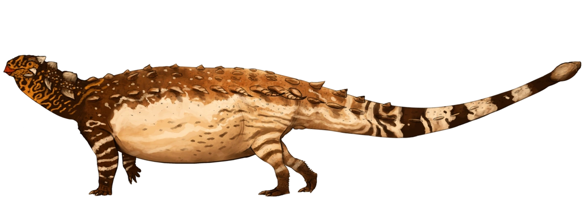 Ilustración paleontológica de Pinacosaurus