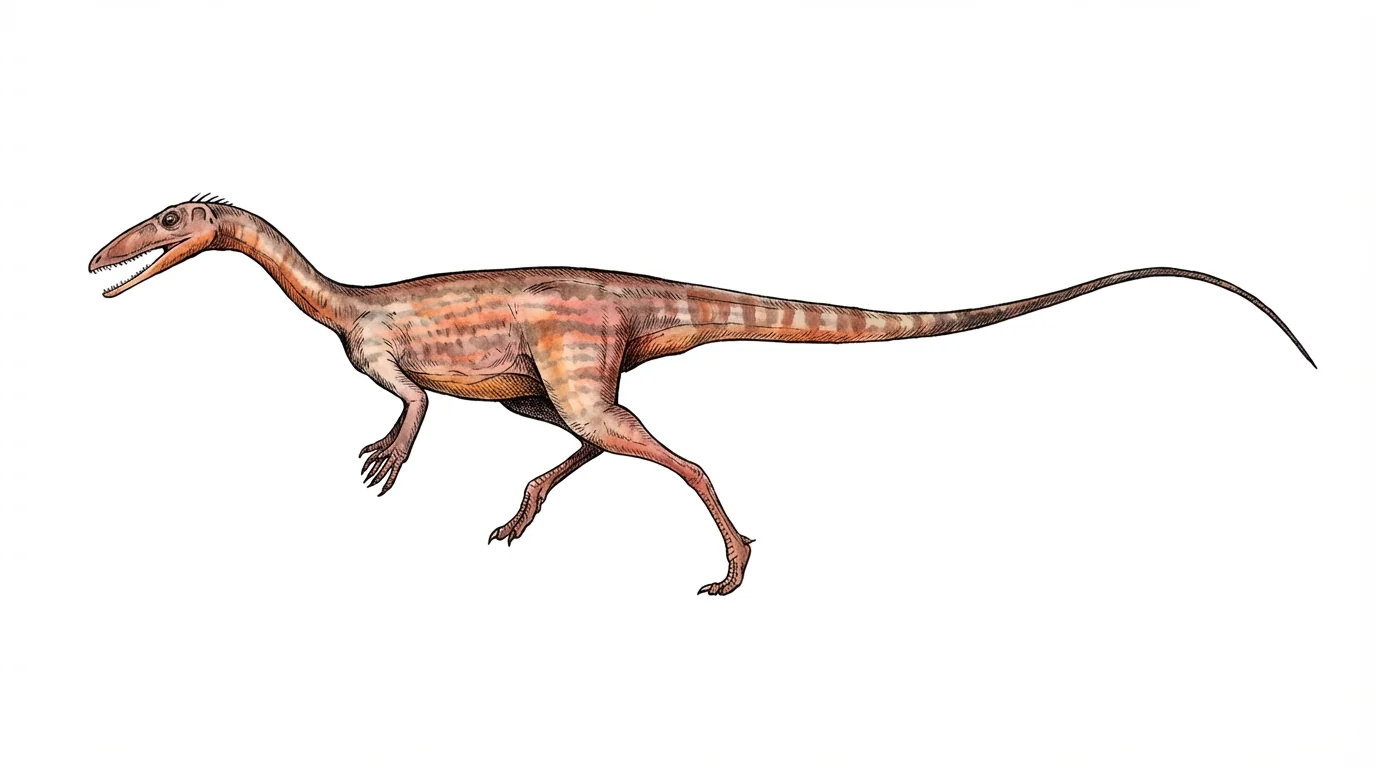 Ilustración paleontológica de Powellvenator