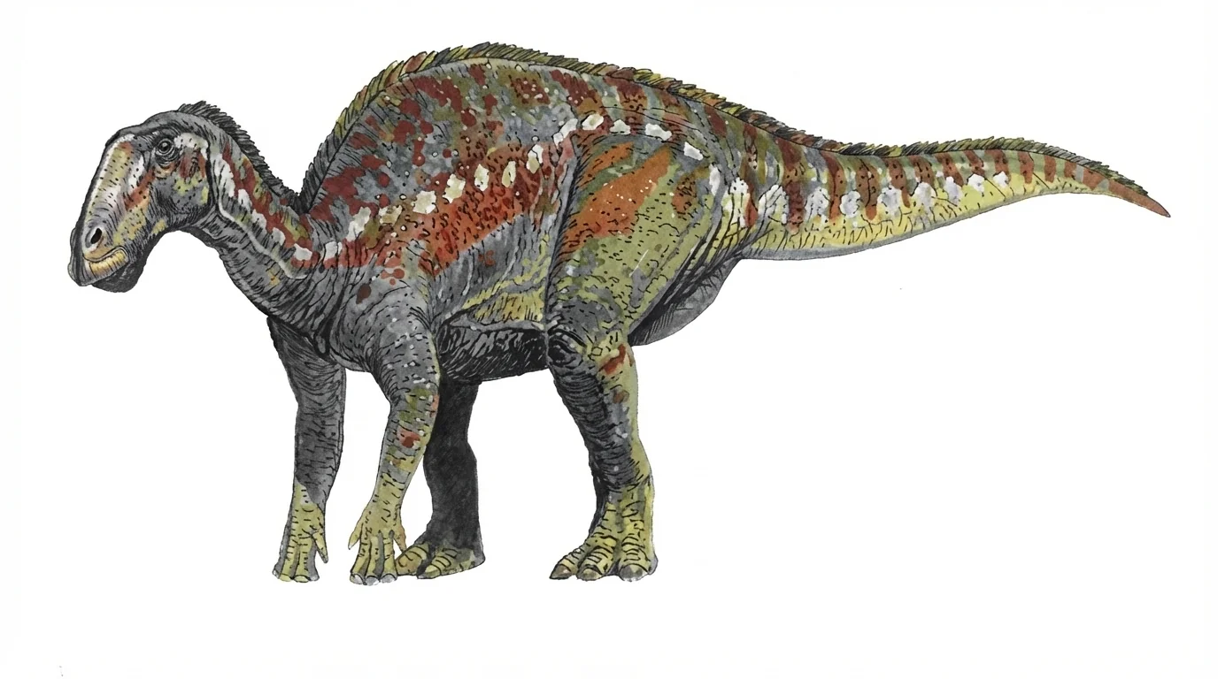 Ilustración paleontológica de Protohadros