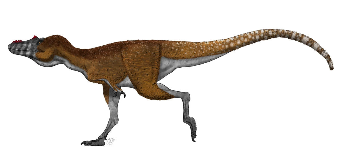 Ilustración paleontológica de Qianzhousaurus