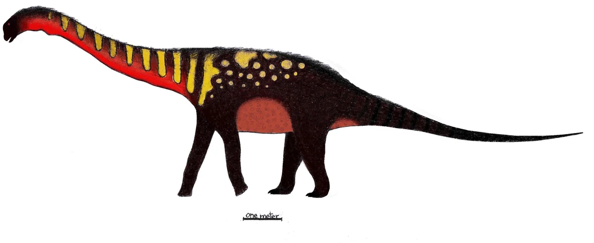Ilustración paleontológica de Quetecsaurus