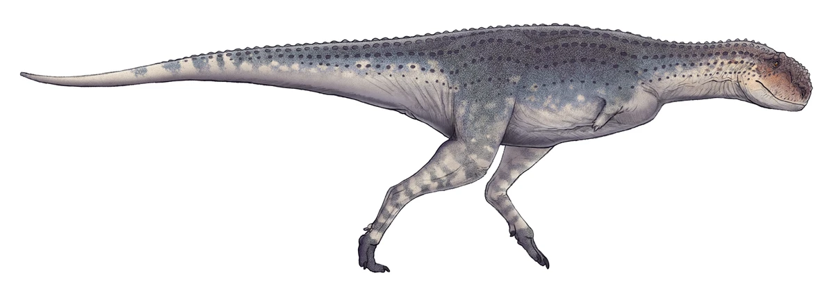 Ilustración paleontológica de Quilmesaurus