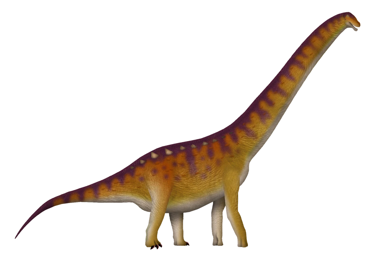 Ilustración paleontológica de Qunkasaura