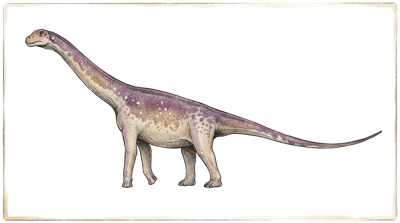 Ilustración paleontológica de Sanpasaurus